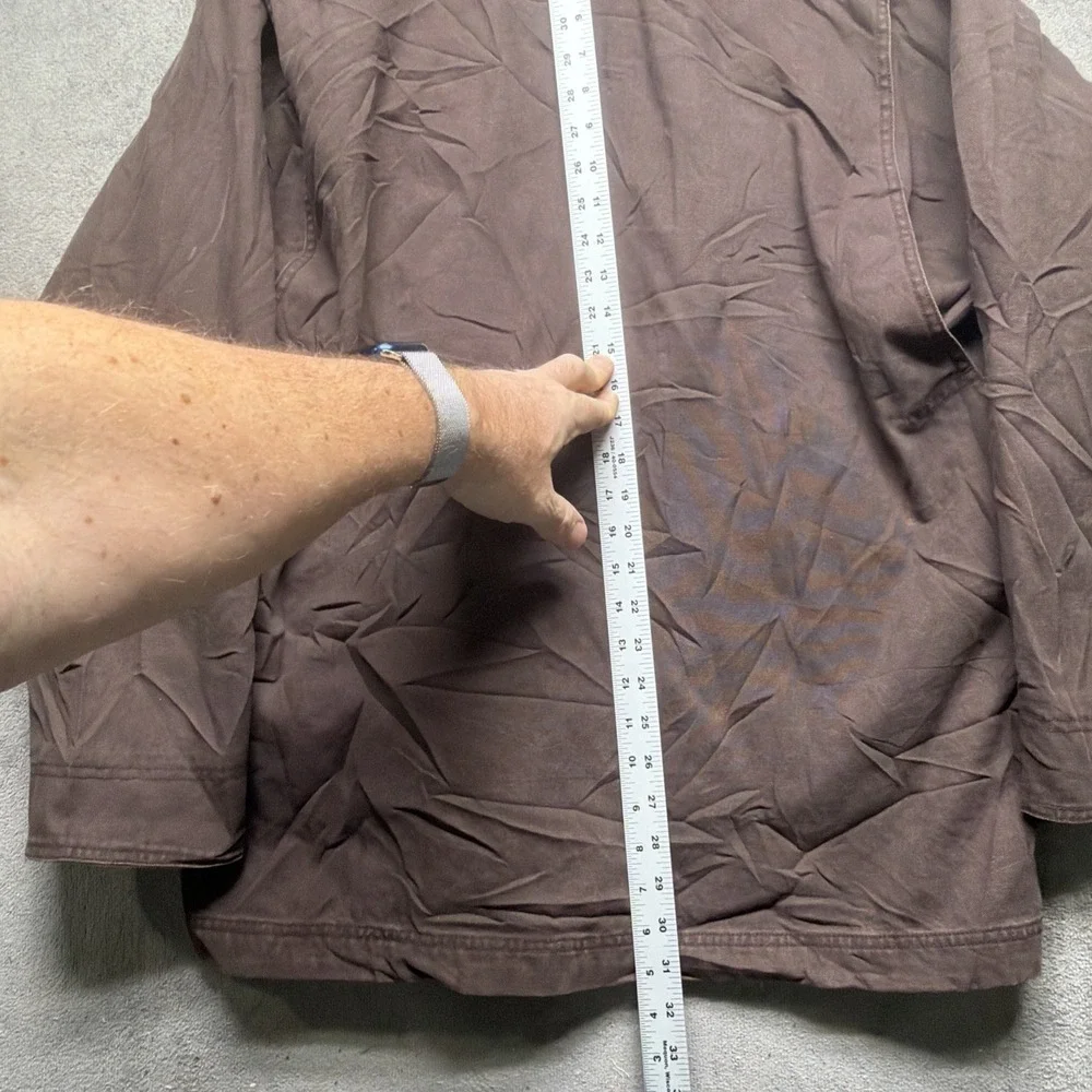 Vintage 90s L.L. Bean Field‎ Jacket Canvas Lined Corduroy Collar Men's Large
